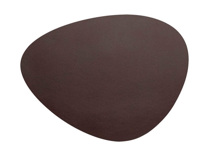 Toalha de Mesa Individual de Couro Granulado Marrom Lacor