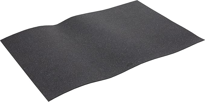 Toalha de Mesa Individual de Couro Granulado Marrom Retangular