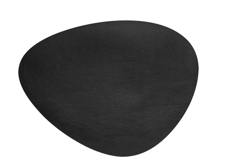 Toalha de Mesa Individual de Couro Granulado Preta Lacor