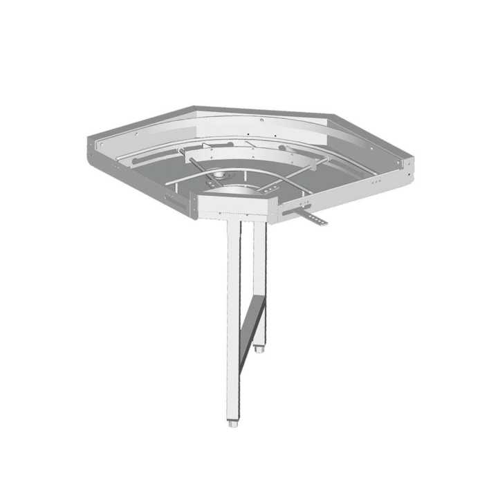 Curva Mecanizada 90º para Sistema de Arraste 800x800mm