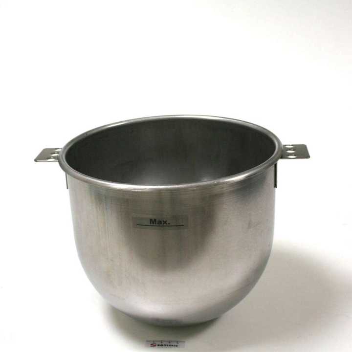 Caldeiro para batedeira misturadora, aço inoxidável profissional